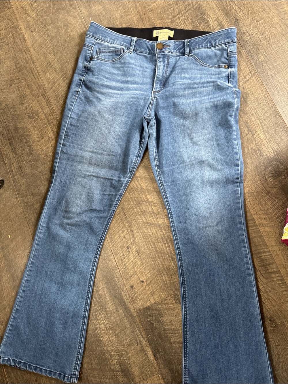 Democracy size 14, inseam 32 Light Blue Women's Stretch Bootcut Jeans $16.00
